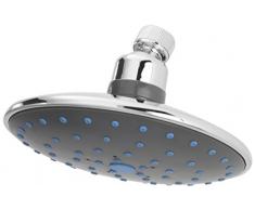 FERIDRAS Hidra Soffione Doccia Tondo, Cromo, 7.0x20x36 cm