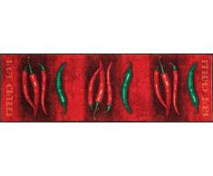 Wash+Dry - Tappeto Hot Chilli 60x180, Rosso