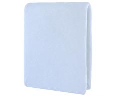 CelinaTex Aqua Lenzuolo Elasticizzato Letto Contenitore Letto ad Acqua Cotone Elastan 180x200-200x220 cm Blu Chiaro