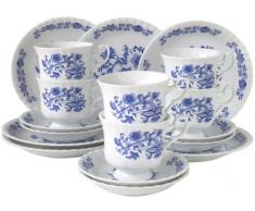 Creatable, Servizio da caffè in Porcellana, 18 pz, Blu (Blau)