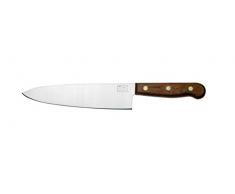 Chicago Cutlery - Tradizionale Coltello da Chef con Lama da 20,3 cm in Acciaio Inox e Manico in Legno di Noce, Marrone