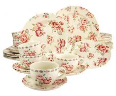 Creatable Fragrance Rose 19424 - Servizio di stoviglie da 30 Pezzi