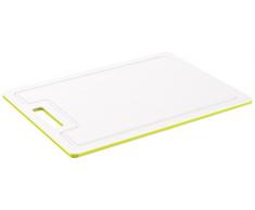 Rotho 11670 Rettangolare Plastica Verde, Bianco Tagliere da Cucina
