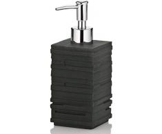 kela Posidon in Dispenser di Sapone Liquido, in plastica, Colore: Nero