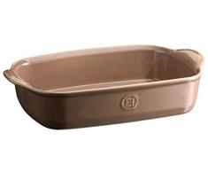 Emile Henry, Piccola terrina per Forno, Rettangolare, in Ceramica, Ceramica, Marrone, 29 x 19 x 7 cm