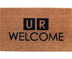 Coco&CoirÂ® | zerbino di cocco | Non scivolare | Coir spessa | QualitÃ Premium | Gommato Ecologico | al coperto | allaperto | Zerbino dingresso | 45 x 75 cm