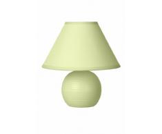Lucide 14550/81/38 - Kaddy, lampada da tavolo in ceramica e cotone, colore: Panna