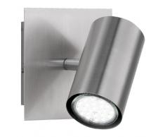 Trio Leuchten Trio 802400107 Marley Faretto, 1x35 Watt, Nichel Opaco, 12x12x15 cm