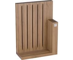 ZWILLING 35043-200-0 Ceppo Porta Coltelli bambÃ¹ - Sedi per 5 Coltelli, Forbici e Acciaino