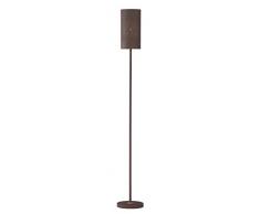 WOFI Lampada Da Terra, Metallo, E27, 60Â W, Marrone antico, 20Â x 20Â x 150Â cm
