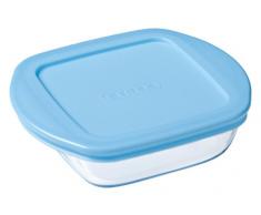 Pyrex MY First Teglia Quadrata con Coperchio, 14x12x4 cm