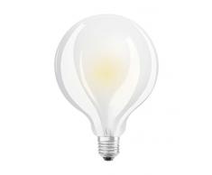Osram LED STAR CLASSIC GLOBE Dimmable 75 FR 8.5 W/2700 K E27 Lampada W, bianco, 1 Lamp
