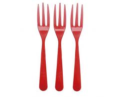 Delys-By-Verceral snackin-mi Forchetta, Rosso