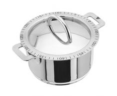 Judge tc49Â Casseruola Cucina Timer da Cucina in Acciaio Inox, Argento, 8.7Â x 8.5Â x 6.8Â cm