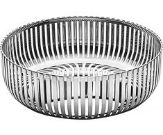Alessi PCH02/15 Cestino Portaoggetti Acciaio Inossidabile, 15 cm