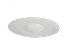 Guy Degrenne 204040 Gourmet - Servizio da 3 piatti in porcellana, ovali, 32,70 x 28,2 x 2,29 cm