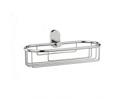kela Set da Bagno, in Acciaio Inox/Vetro, MOD. Lucido, Argento, 26x9,5x10,5 cm