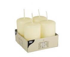 Papstar 15361-4 Candele à 50 x 80 mm, Colore: Avorio
