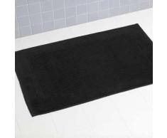 Linens Limited - Tappetino da Bagno in 100% Cotone Turco, Colore: Nero