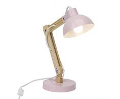 Brilliant Moda - Lampada da tavolo in legno, 25 W, colore: Parma