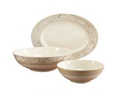 Creatable 16659Â Palacio Servizio di Tavolo Porcellana Multicolore 36Â x 26,5Â x 23Â cmÂ âÂ Set di 3