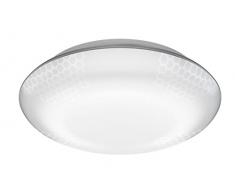 Steinel Lampada a LED da soffitto DL Vario Quattro argento, sensore a 360Â° orientabile in 4 direzioni, antiurto - Luce da esterno [Classe energetica A++]