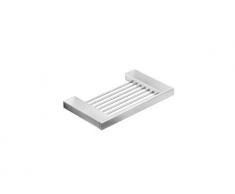 INDA A15490CR Divo Cestino Portaoggetti, Ottone Cromato, 21 x 11 x 1.5 cm