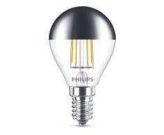 Philips Lighting Sfera Lampadina LED Attacco E14, 4 W, Grigio, 8.2x4.5x4.5 cm