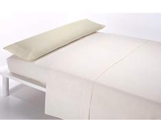 Export Trading - Federa per Cuscino, 45 x 75/80 cm, Colore: Beige