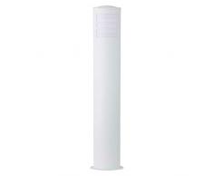 Brilliant, Lampada da terra per esterni, in metallo e plastica, E27, 20 watt, Bianco, flourescent, elettrico, metallo/plastica