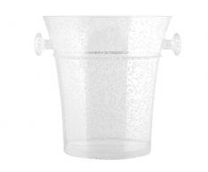 H&H CHIO Secchiello Champagne Acrilico Trasparente Utensili da Cucina