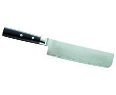 Kiwami Adulti Asia tavoli da Cucina Giapponese Coltello da Cucina Nakiri, 33Â Strati Damascato, Legno di Pakka, Non Presente, Non Presente, 359118