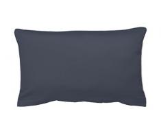 fleuresse 30 x 50 cm, Federa 100 Percent Cotton Colours con Bordino, Colore: Blu Navy
