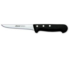 Arcos Serie Universal - Coltello Disosso - Lama Acciaio Inossidabile Nitrum 130 mm - Manico Polioxymetilene (Pom) Colore Nero