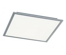WOFI Lampada da soffitto Integriert, 24 W, Argento, 40 x 40 x 6 cm