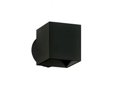 Motivo 6 2654 - Applique, Metallo, colore: nero, led