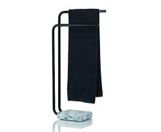 kela 20030 portasciugamani Varda in, 27,50 x 17,50 x 82 cm, Nero