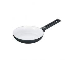 Berndes Alu Induction Smart Bratpfanne 20 cm Padella, Alluminio Forgiato, Schwarz/WeiÃ