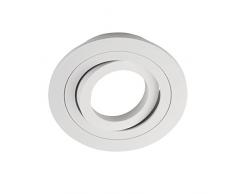Wonderlamp W-E000003 Classic Classic - Faretto da incasso rotondo, Portalampade incluso: GU10, diametro di 9,3 x 2,5 cm, colore bianco