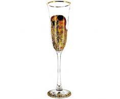 Goebel 66-926-70-8, Calice da Champagne con Decorazione, Motivo: Il Bacio (Klimt)