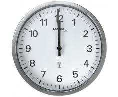 TechnoLine WT 8950 Orologio da Parete Radio, Argento, 30x5x30 cm