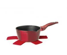 Excelsa Phoenix Casseruola Antiaderente 16 Cm, Alluminio, Rosso