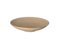 Denby Studio Craft Betulla Ciotola scanalata, Beige, Medium, Ceramica, Beige, 25.5 x 25.5 x 5 cm