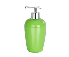 Wenko 21973100 - Dispenser di sapone in plastica, Plastica, Verde, 8.8x8.0x19.0 cm