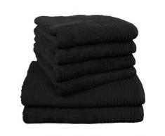 Dyckhoff, Set Asciugamani Brillant, 6 pz, Nero (Schwarz)