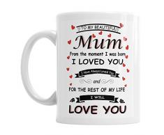 to My Beautiful Mum Mothers Day Gift Mug