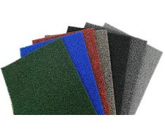 Nicoman Zerbino Entrata Lavabile Antiscivolo Tappeti - (Utilizzare Esterni riparati o Interni) - Piccolo (60x40cm),Grigio