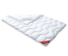 Badenia Bettcomfort Trendline Basic, Biancheria da Letto, Fibra Sintetica, Piumone 4 Stagioni, 155 x 220 cm