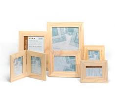 Artemio â Cornice portafoto 10 cm x 15 cm, Legno, Beige, 18 x 1 x 23 cm