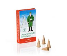 Crottendorfer Räucherkerzen 1021 Set di 24 Bastoncini di incenso Coni profumata pilastro Cannella Candela, Anti Taglia M Tabacco